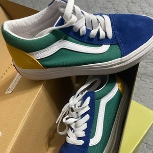 Little boys or girls colorful vans shoes